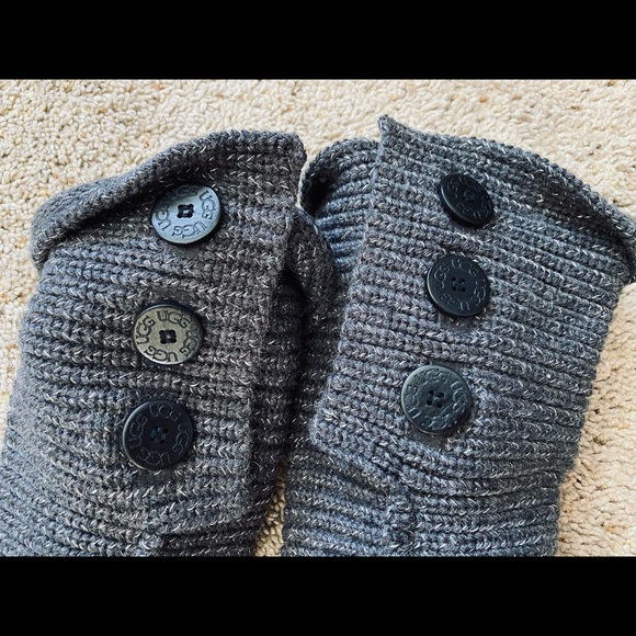 UGGS BOOTS GRAY TALL COVERTS TO SHORT 9 - Picture 4 of 9